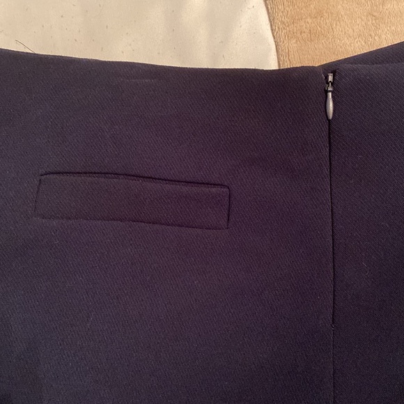 Navy Blue Zara Dressy Envelope Shorts - Picture 4 of 5